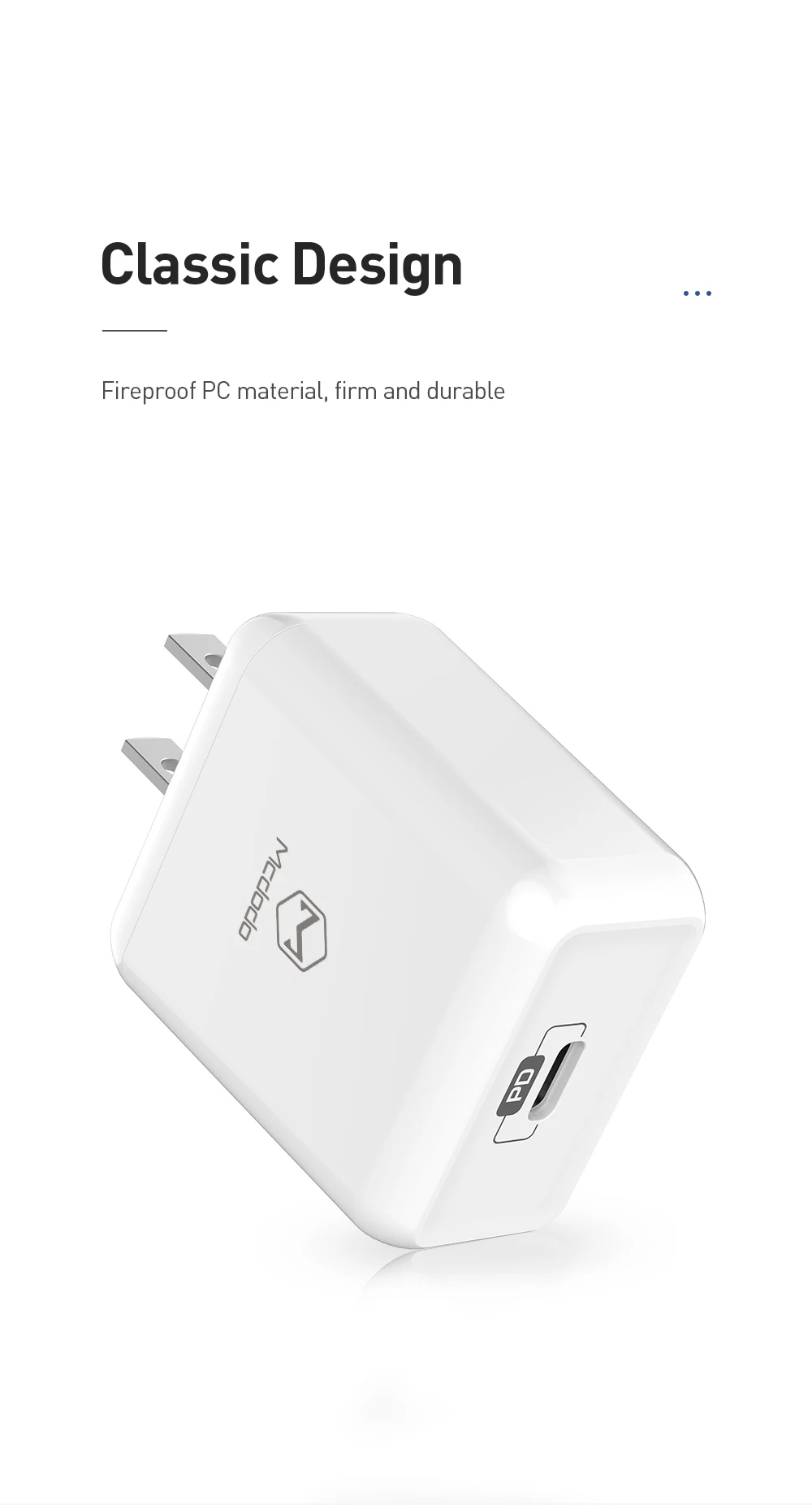 Mcdodo EU/US/UK usb type C PD 3,0 зарядное устройство 18 Вт Быстрая зарядка для MacBook iPhone 11 samsung Xiaomi huawei Quick Charge 4,0 адаптер