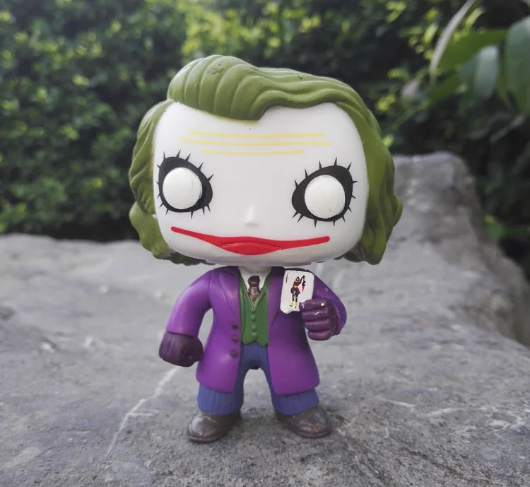 joker no box Бэтмен против модель Джокера 10 см Виниловая кукла Фигурка Игрушки - Цвет: joker no box