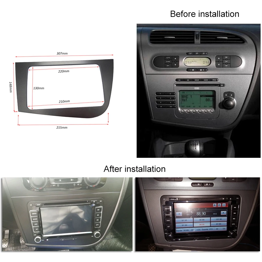 Junsun AI Голосовое CarPlay Автомагнитола Магнитола Мультимедиа автомобиля для Seat Leon MK2