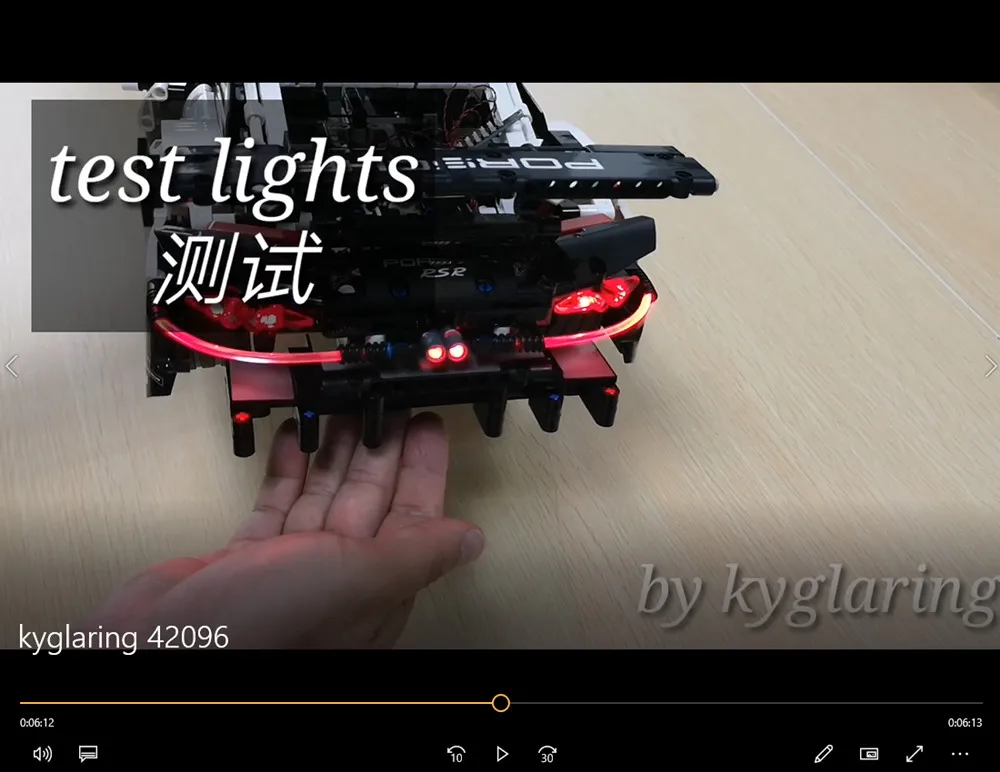Светодиодная лампа для 42096 серии Technic Белый Супер гоночный автомобиль набор строительных блоков Кирпичи совместимы с 20097