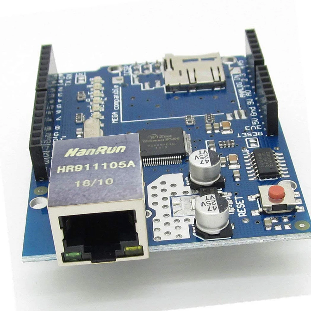 Ethernet экран W5100 R3 для UNO Mega 2560 UNR макетная плата|Интегральные схемы| |