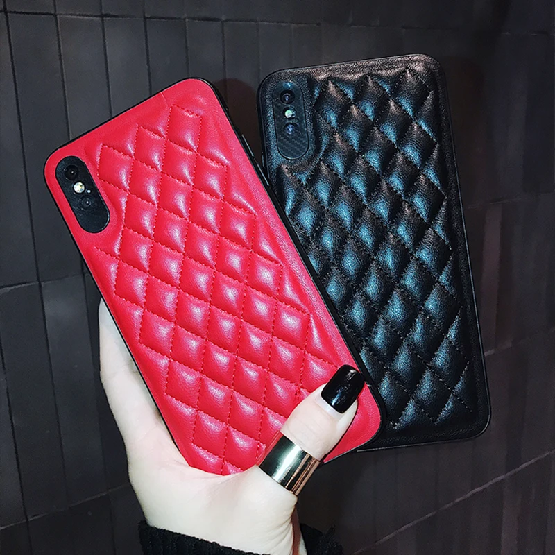 Роскошный Кожаный противоударный чехол для телефона на iPhone X 7 6 S 8 Plus XR XS MAX мягкий
