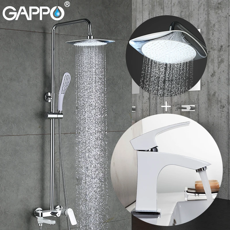 

GAPPO Basin Faucets bathroom faucet rainfall shower system waterfall faucet mixer water tap shower ceiling