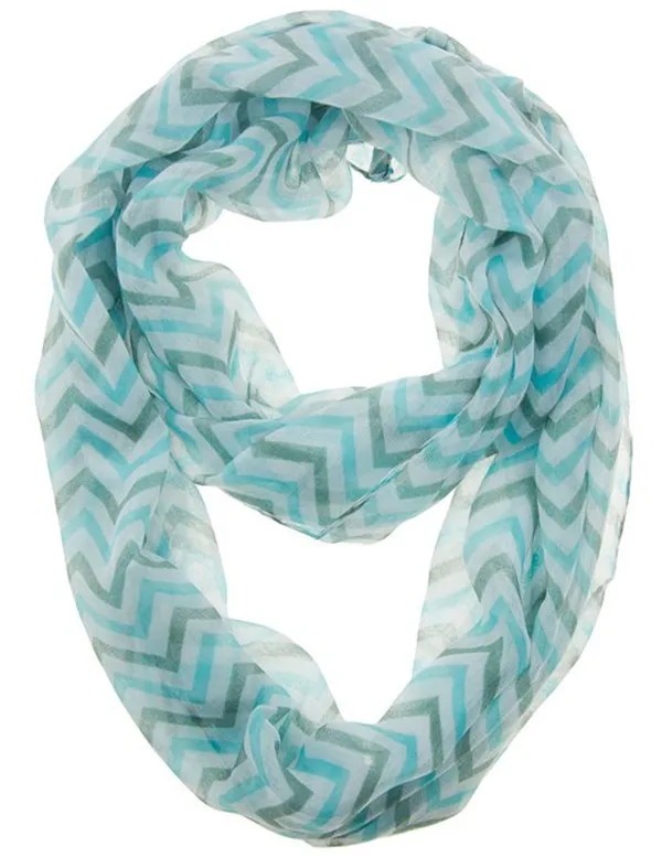 Мягкий шарф из хлопка с шевроном в стиле Infinity | Аксессуары для одежды