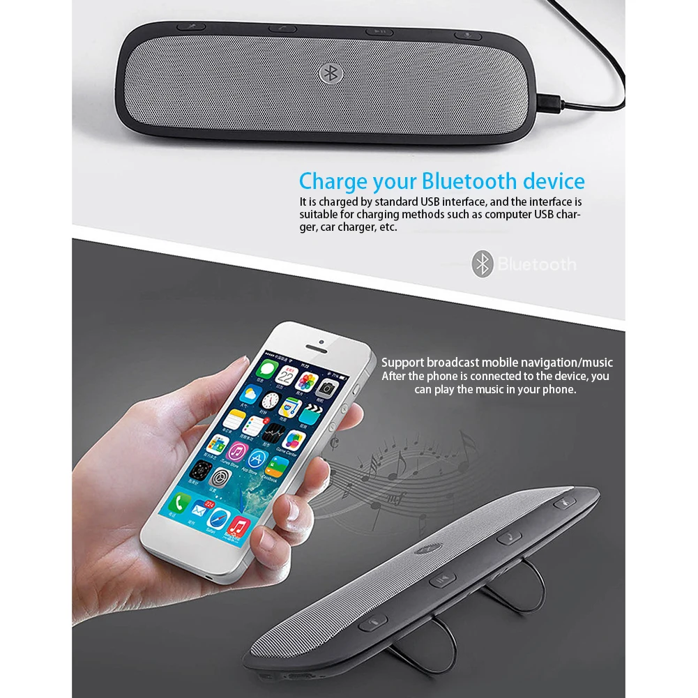 Гарнитура громкой связи Bluetooth автомобильный комплект солнцезащитный козырек