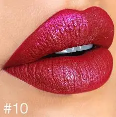 10 Pudaier Фирменная Новинка Высокое качество 18 цветов Sip гладкой блеск Флип матовая со стразами и жемчугом блеск для губ - Цвет: 10