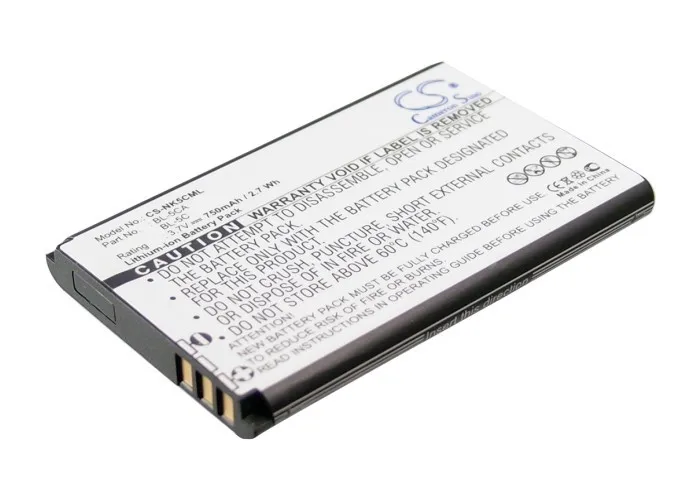 Батарея Кэмерон китайско для NOKIA 1100 1101 1110 1110i 1112 1200 1208 1255 1280 1315 1600 1650 2112 2118 2255 2270 2280