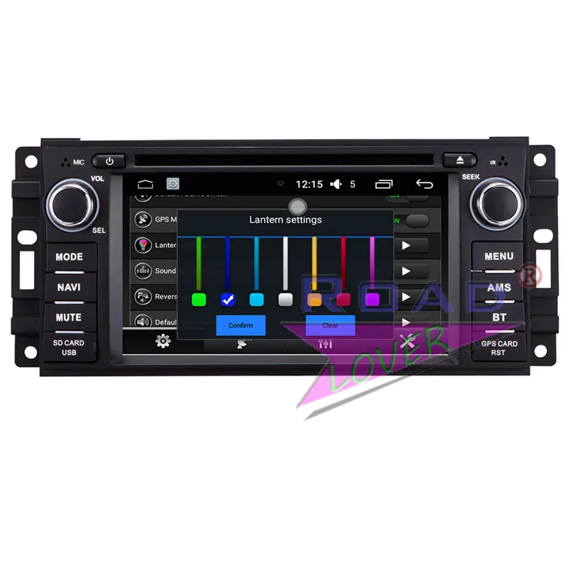 Roadloevr автомобильный dvd-плеер Android 6 0 Авто Аудио для Jeep Commander Wrangler Стерео GPS