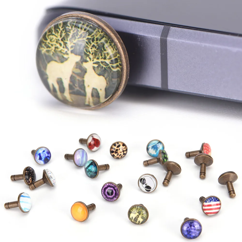 Милый сплав Мобильный телефон 3 5 набор штепсельных вилок от пыли разъем для