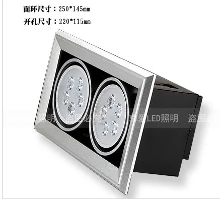 14 Вт Светодиодная лампа с одной головкой двойной слайдер регулируемый