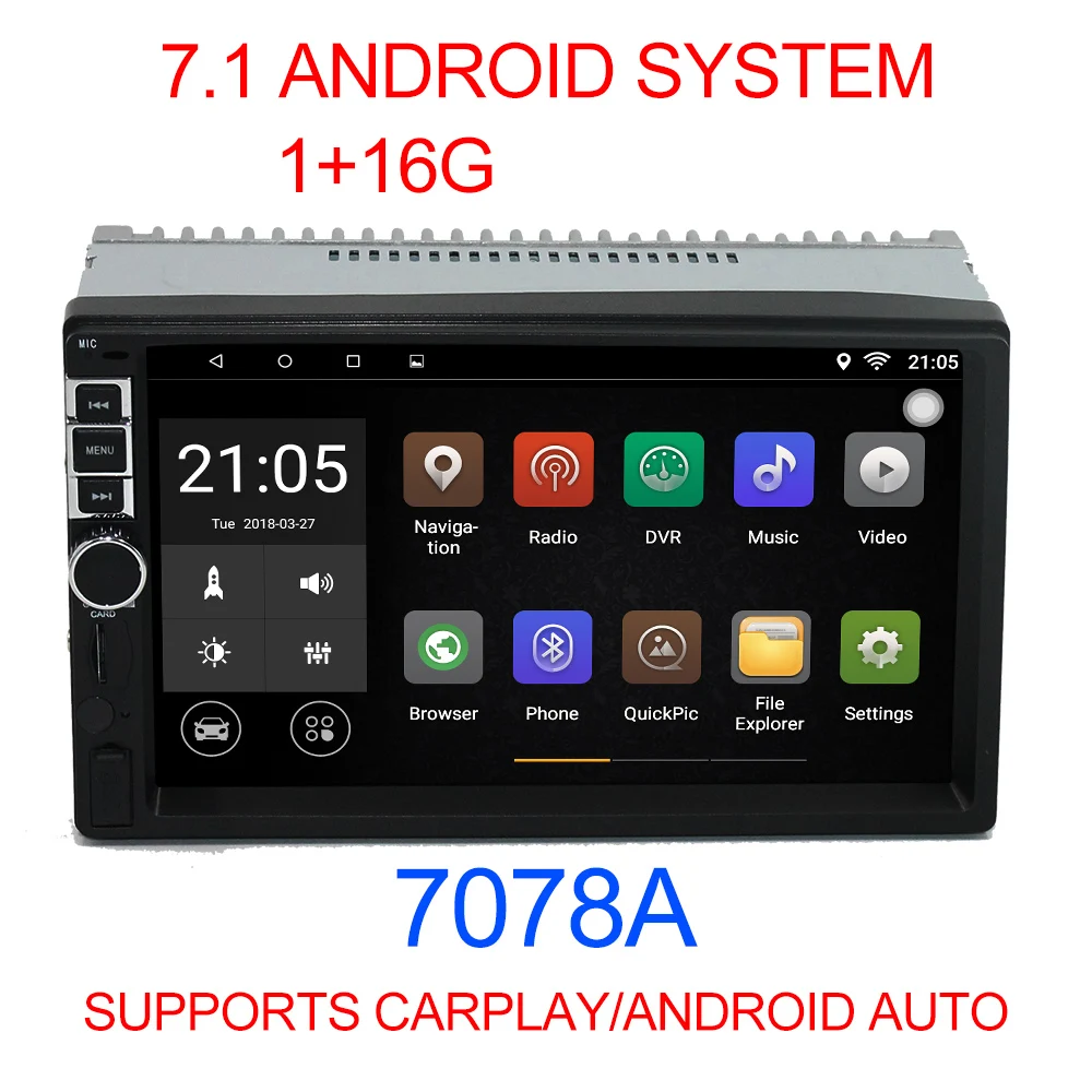 SWM RDS радио 2 Din Android 7,1 gps навигация Авто Радио стерео радио Coche Bluetooth Радио Para авто FM USB