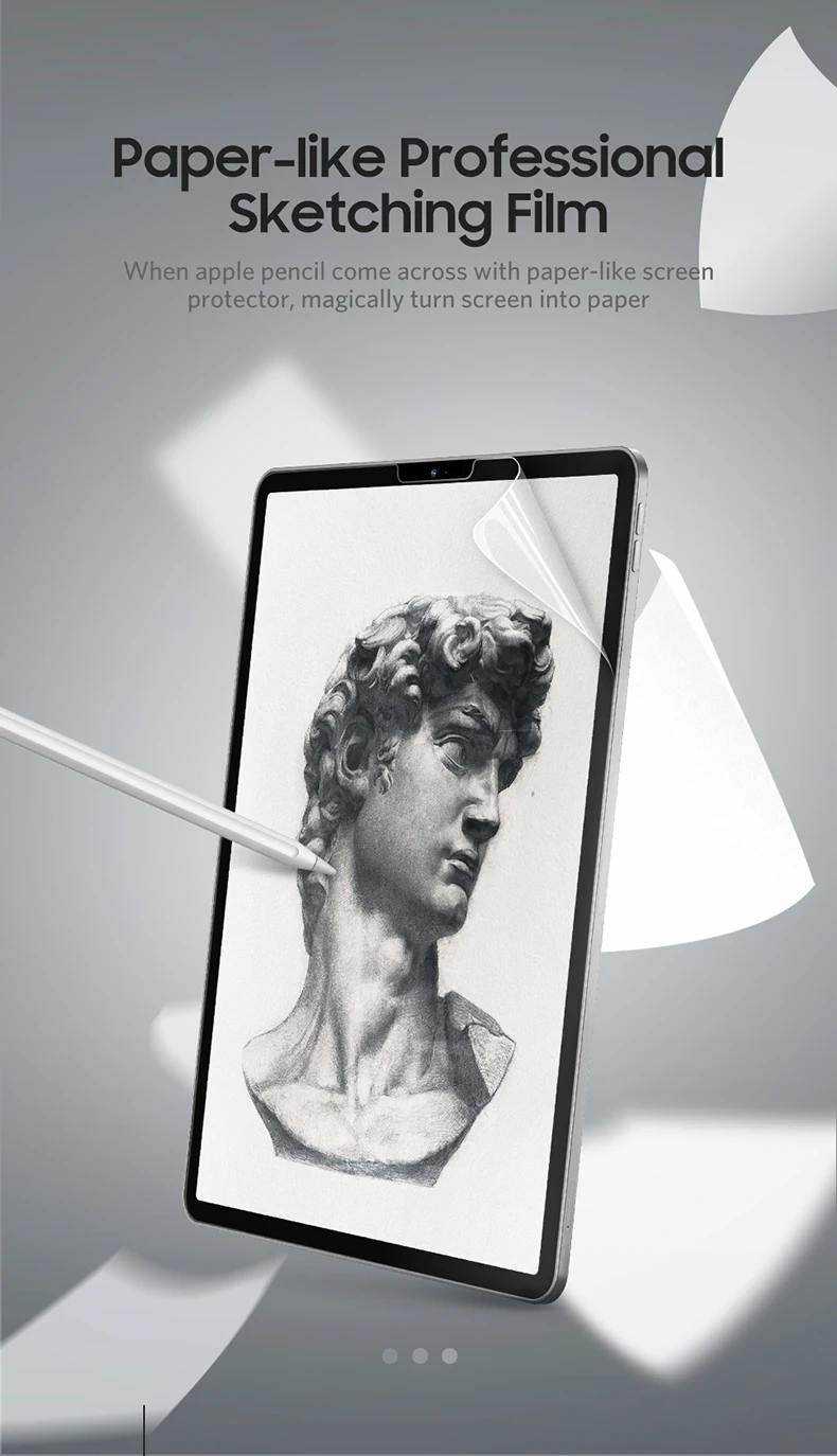 Benks профессиональная живопись пленка для iPad pro 12,9/11/10,5 бумага похожа на экран из закаленного стекла для iPad 9,7 анти-ослепленная матовая для домашних животных