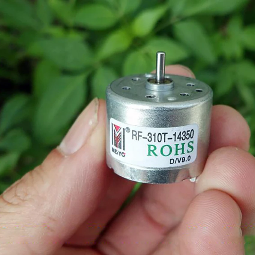 Щетки драгоценного металла 310 Мотор DC 5V 6V 36MA 40MA Mute DIY солнечной эксперимент микро