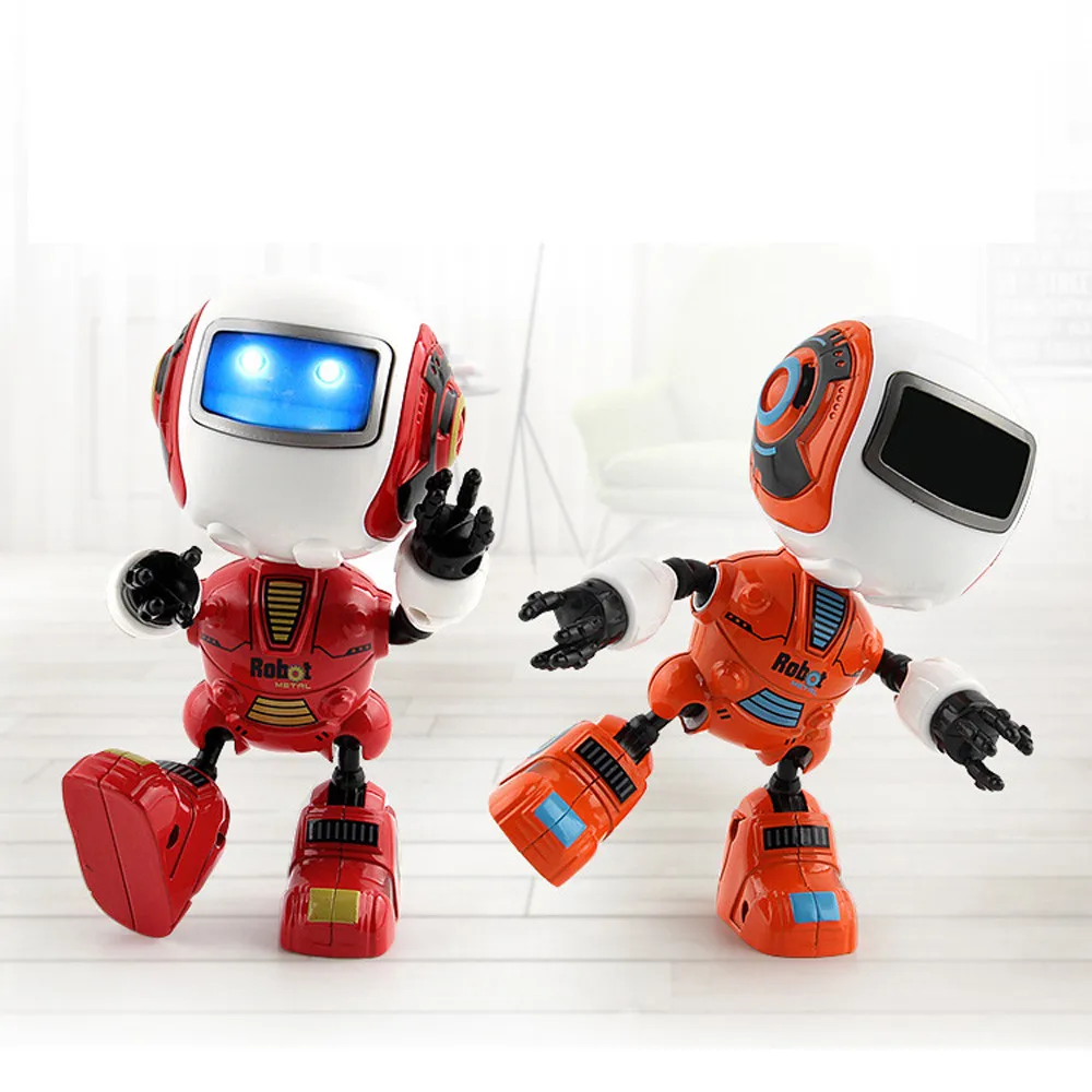 2018 Горячая музыка мини робот чувствительный сенсорный Multi Функция LED flighting Smart