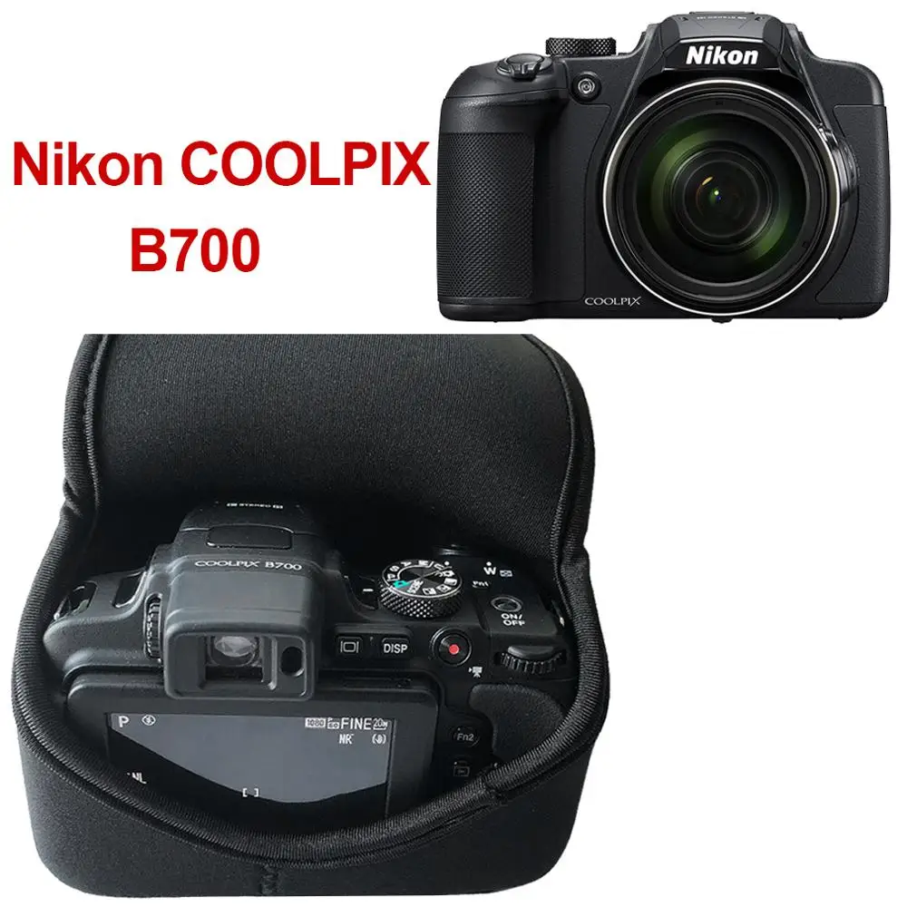 Неопреновый чехол для камеры FUJIFILM X T1 XT1 T2 XT2 с фотообъективом Nikon COOLPIX B700 Panasonic Lumix DMC