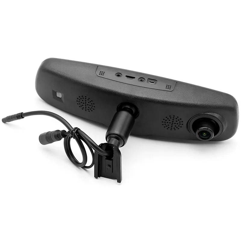 GreenYi " Автомобильная камера DVR двойной объектив зеркало заднего вида видео рекордер 1080P Автомобильный видеорегистратор зеркало с передним/задним 8 датчиком парковки