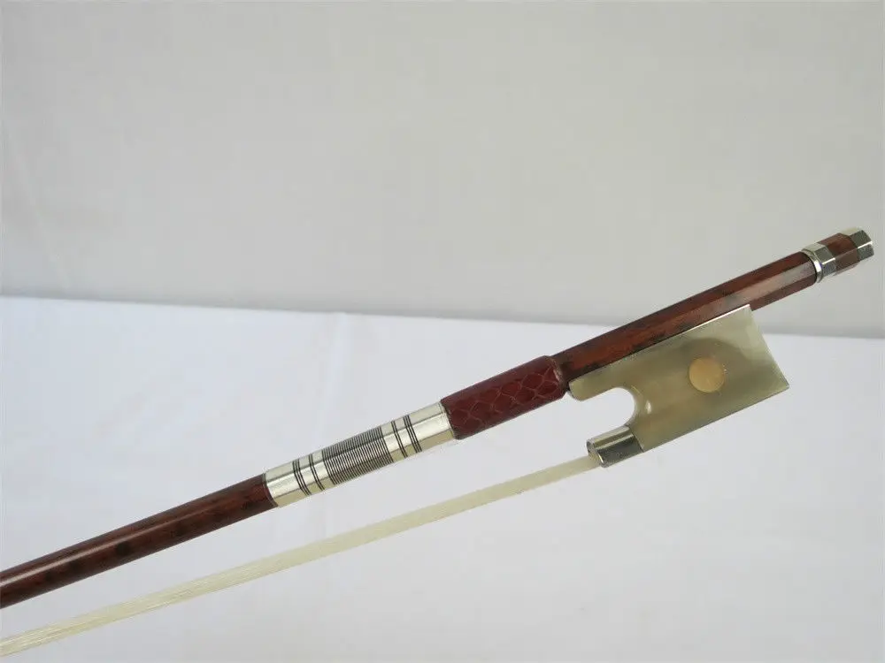 

1pcs Strong balance Professional snakewood violin bow 4/4 ,Copper mounted