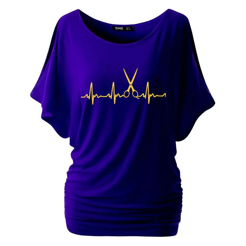 Футболка женская с коротким рукавом летучая мышь | Женская одежда