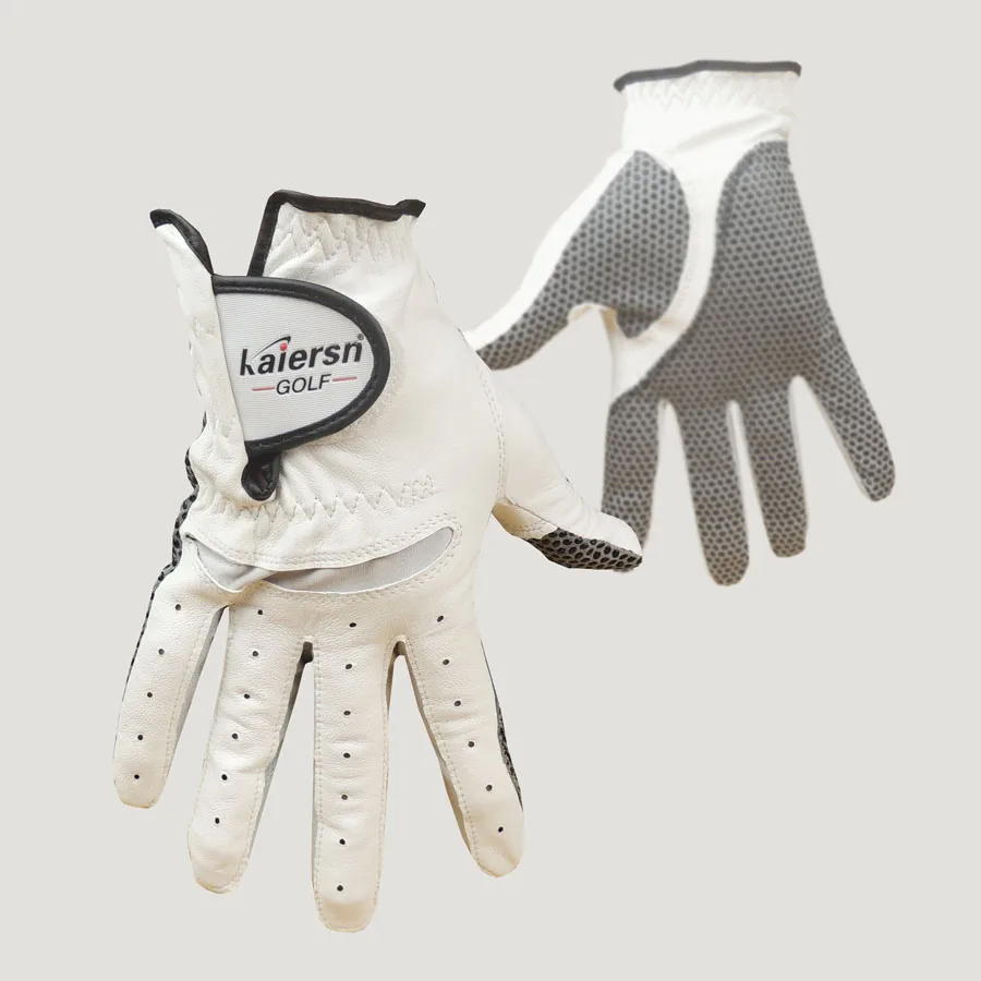 Перчатки для гольфа мужские перчатки из натуральной кожи левая и правая рука