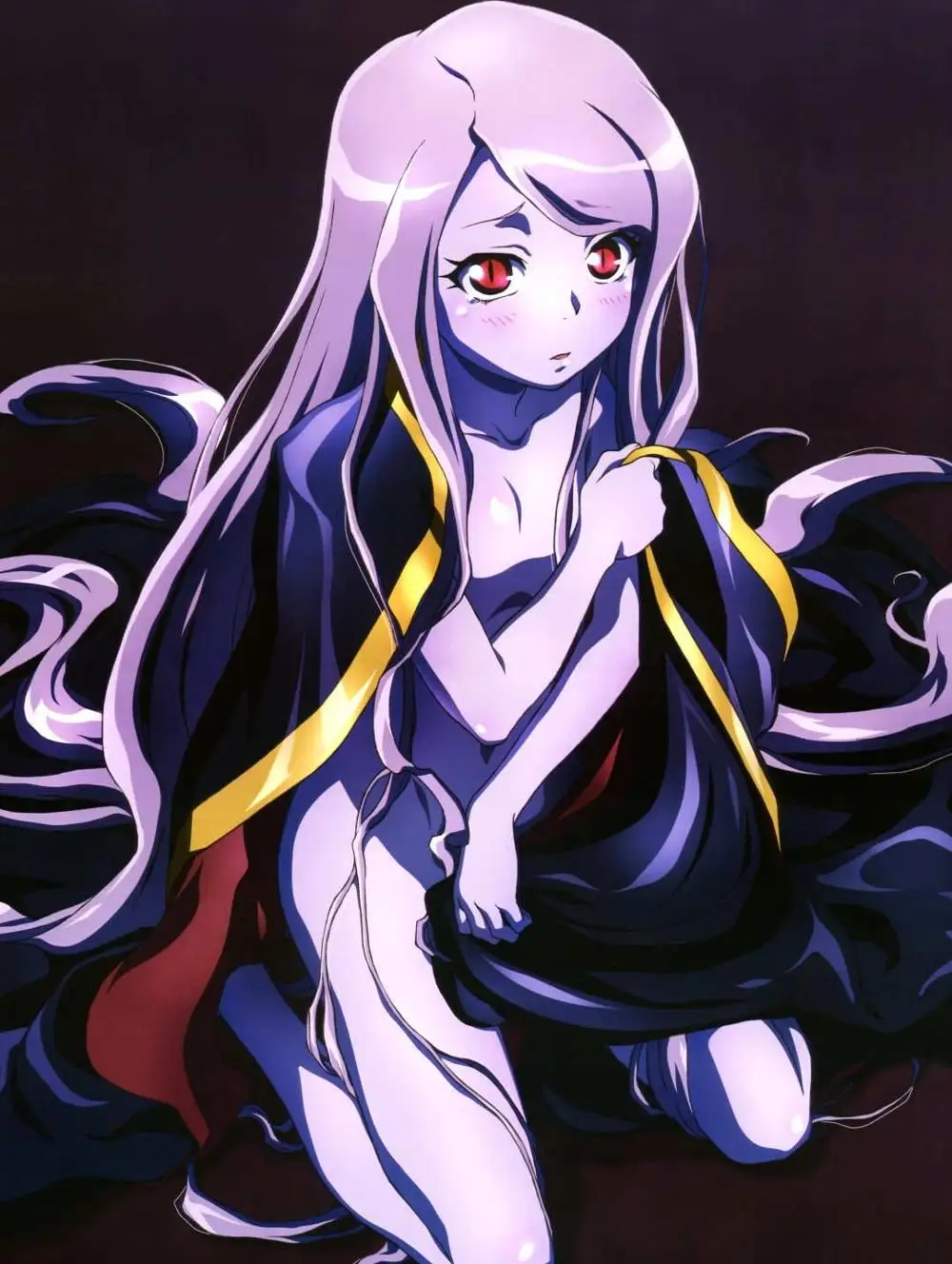 6 Магазин cirno's overlord аниме персонажи сексуальная девушка albedo& shalltear Кровопролитный лист пододеяльник одеяло - Цвет: 6