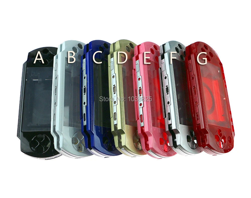 7 компл./лот высококачественный чехол для PSP 1000 полный корпус Чехол сменные кнопки