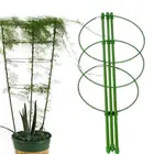 Новая прочная подставка для растений для скалолазания, садовая решетка, цветы, подставка для томатов с 3 кольцами, садовый инструмент, томатная клетка
