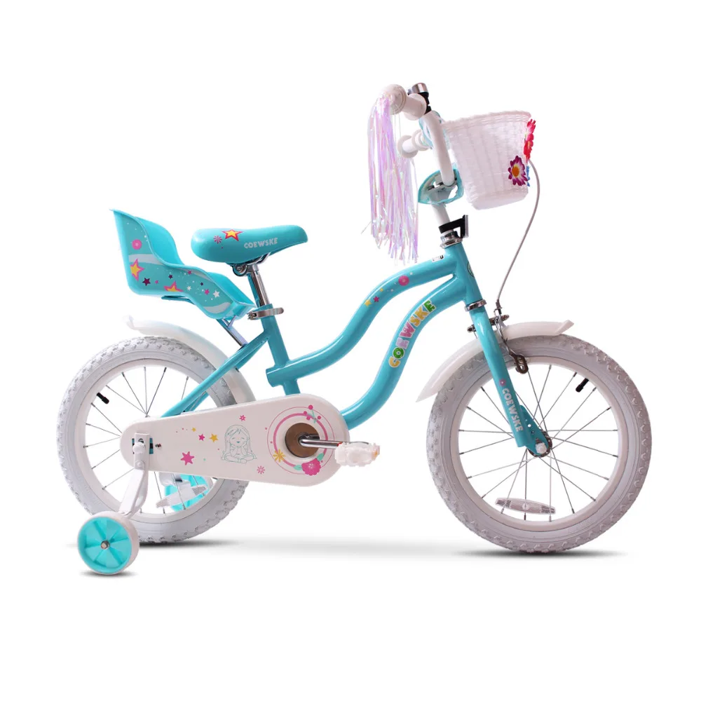Kid's bike Steel Frame Children Bicycle Little Princess Style 14-16 Inch with Training Wheel | Спорт и развлечения