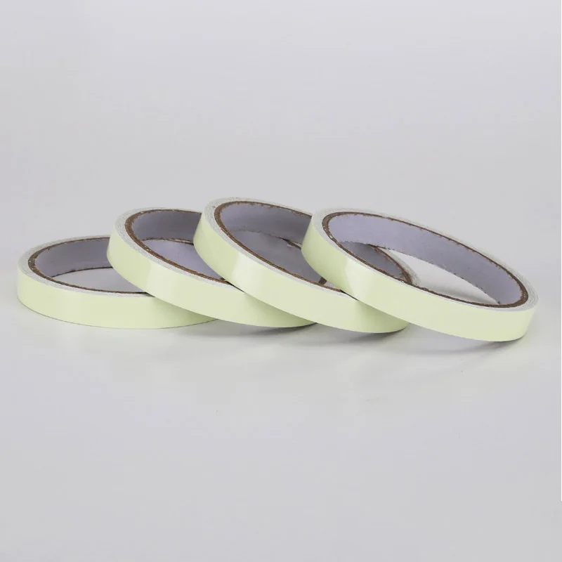 1 рулон 3 м высокая яркость зеленая светящаяся лента самоклеющиеся самоклеящиеся флуоресцентные ленты для ночного свечения в темноте Предупреждение безопасности