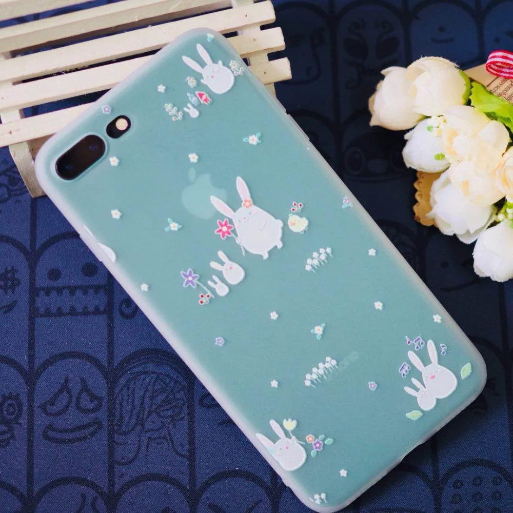 Чехол для iPhone 6, чехол XS, 6 S, 7 Plus, X, 3D Рельефный цветок, мягкий ТПУ чехол для iPhone 7, Новое поступление, чехол для iPhone 8, чехол