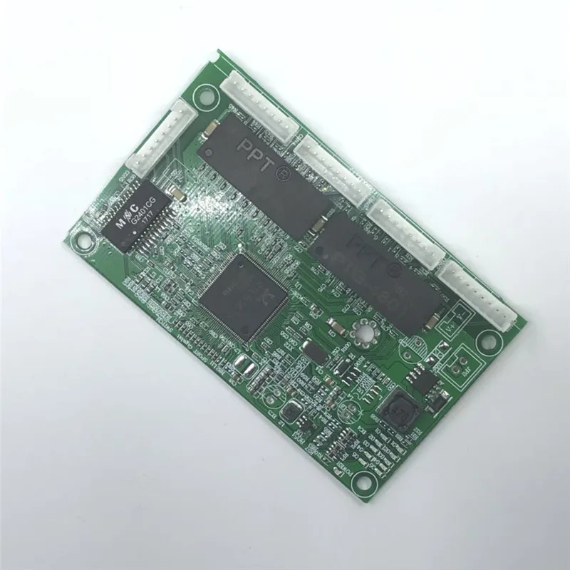 4 портовый гигабитный коммутатор Ethernet с контактным переключателем OME 10/100/1000