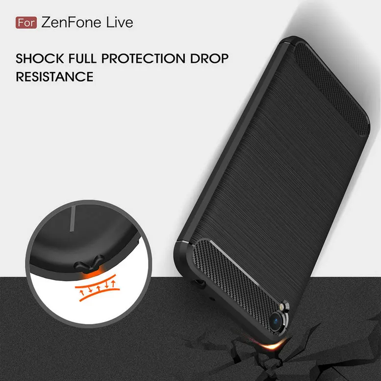 Противоударный кожаный чехол для Asus Zenfone Live ZB501KL A007 A007D задняя крышка 5 0 дюйма