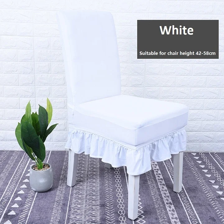 ChairCoversPattern10 Отличная универсальная юбка спандекс эластичный Чехол для стула Ruched Чехол для стула Конференц-отеля чехлы для стула стрейч - Цвет: ChairCoversPattern10
