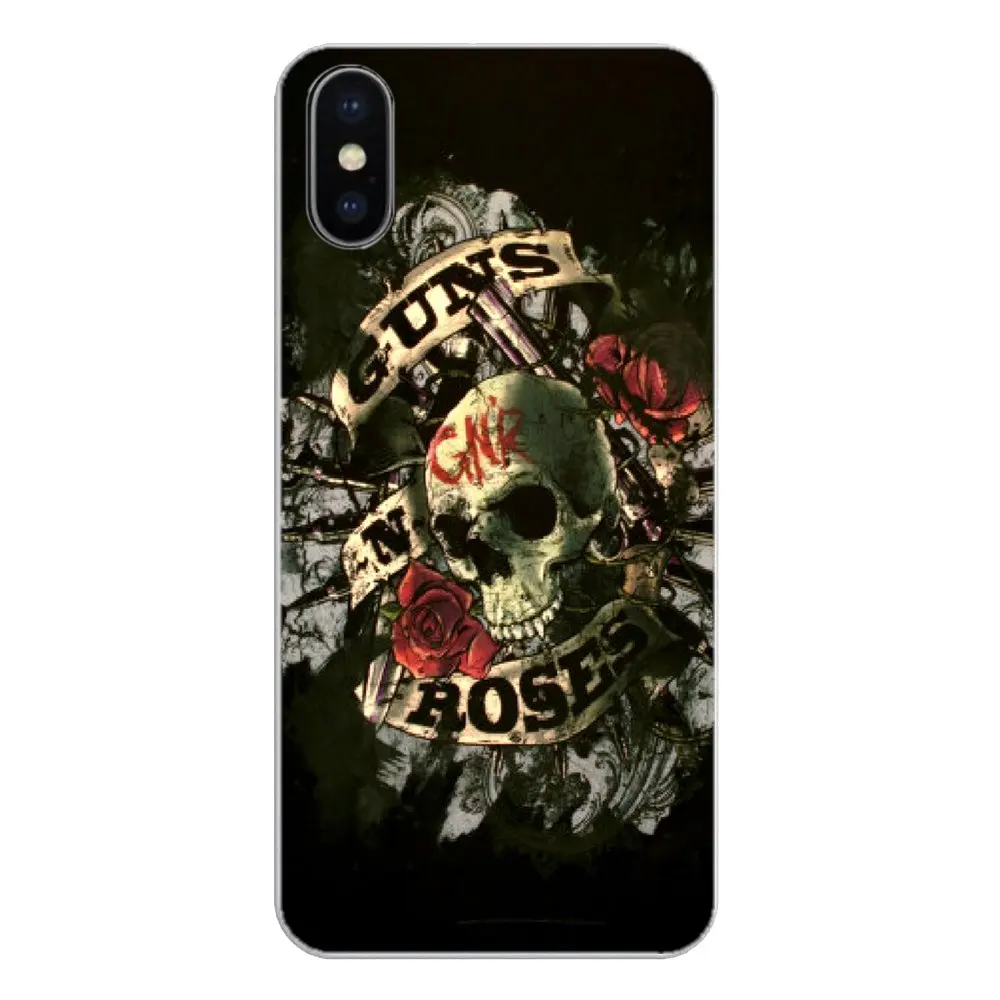 Прозрачный чехол из ТПУ для Huawei Honor 8 8C 8X9 10 7A 7C Mate 20 Lite Pro P Smart Plus Guns'N Roses Axl Rose fan club |