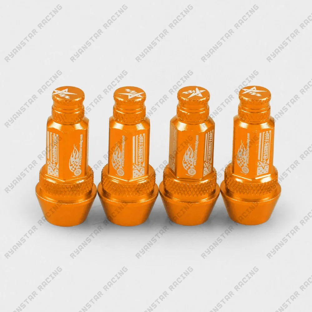 Ryanstar универсальный автомобиль Гонки шинный воздушный клапан Стволовые колпачки