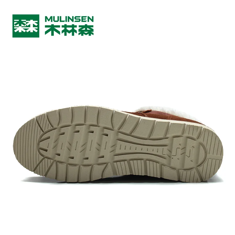 Для мужчин Мех снег Обувь для прогулок Нескользящие восхождение на открытом