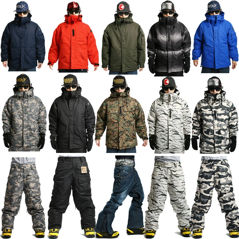 

New Premium Edition "Southplay" Winter Season 10,000mm Waterproof Ski Snowboard Warming Multi Camo Military Jackets OR Pants