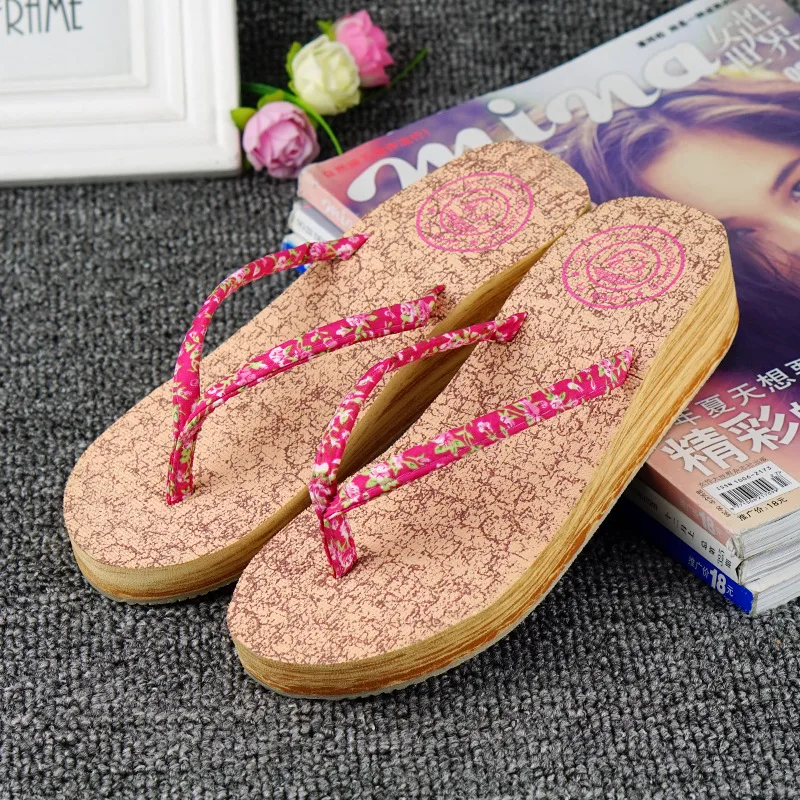 LTARTA/женские Вьетнамки с деревянным лицевым покрытием износостойкие