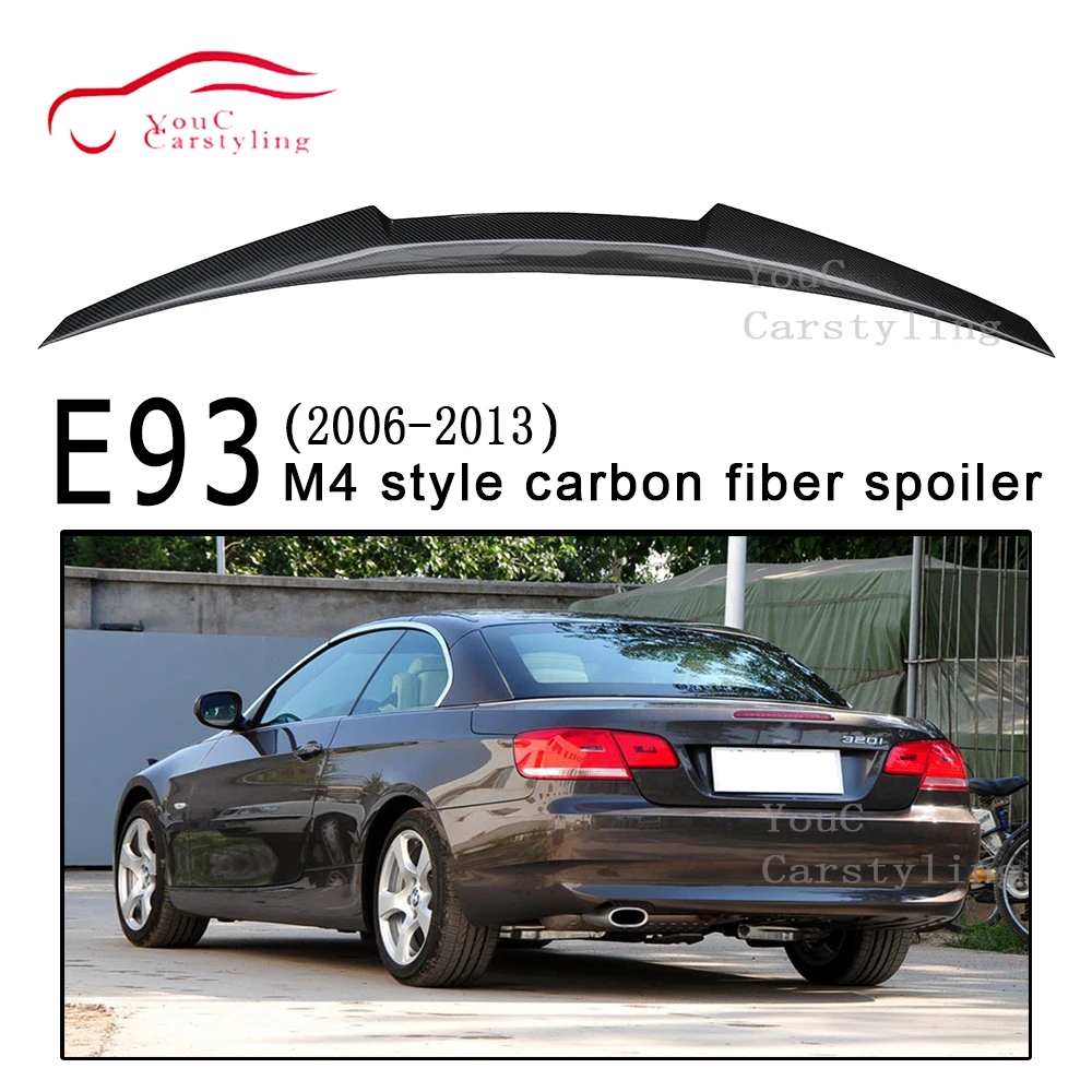 Стильный задний спойлер M4 крыло багажника для BMW 3 серии E93 кабриолета 2 дверного