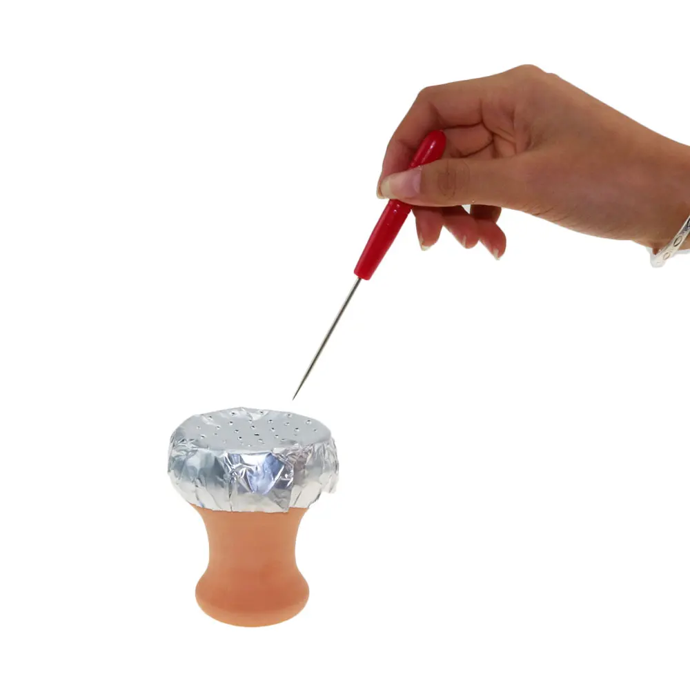 SY Shisha инструмент для пирсинга фольги с одной иглой Дырокол Из Алюминиевой Фольги Кальян наргиле аксессуары для кальяна наргуила