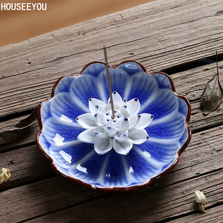 Керамический Лотос для ароматических палочек держатель домашнего декора | Дом и