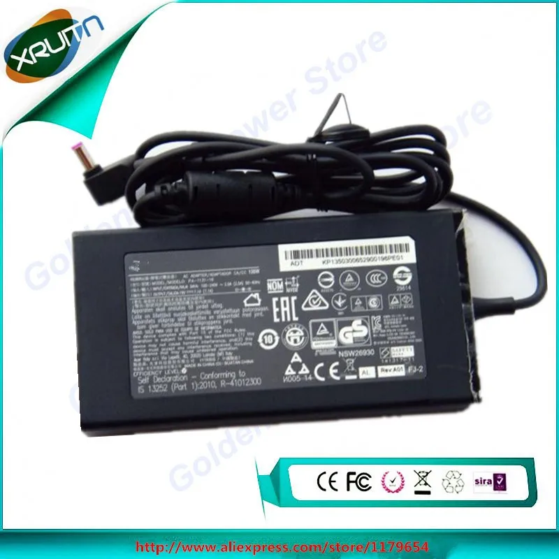 19V 7.1A 135W 5 5*1 7mm адаптер для ноутбука Acer Aspire V17 Nitro VN7 792G 59CL ADP 135KB T PA 1131 05 16 поставщики