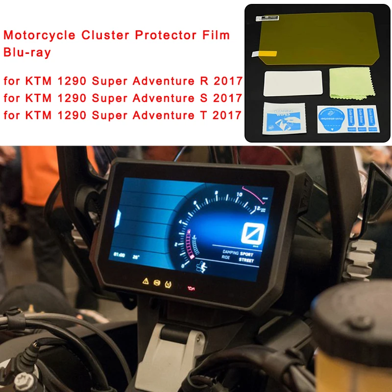 Для KTM 1290 Super Adventure R S T кластер Защита от царапин пленка Blu-Ray Speedo инструмент приборной панели защита мотоцикла