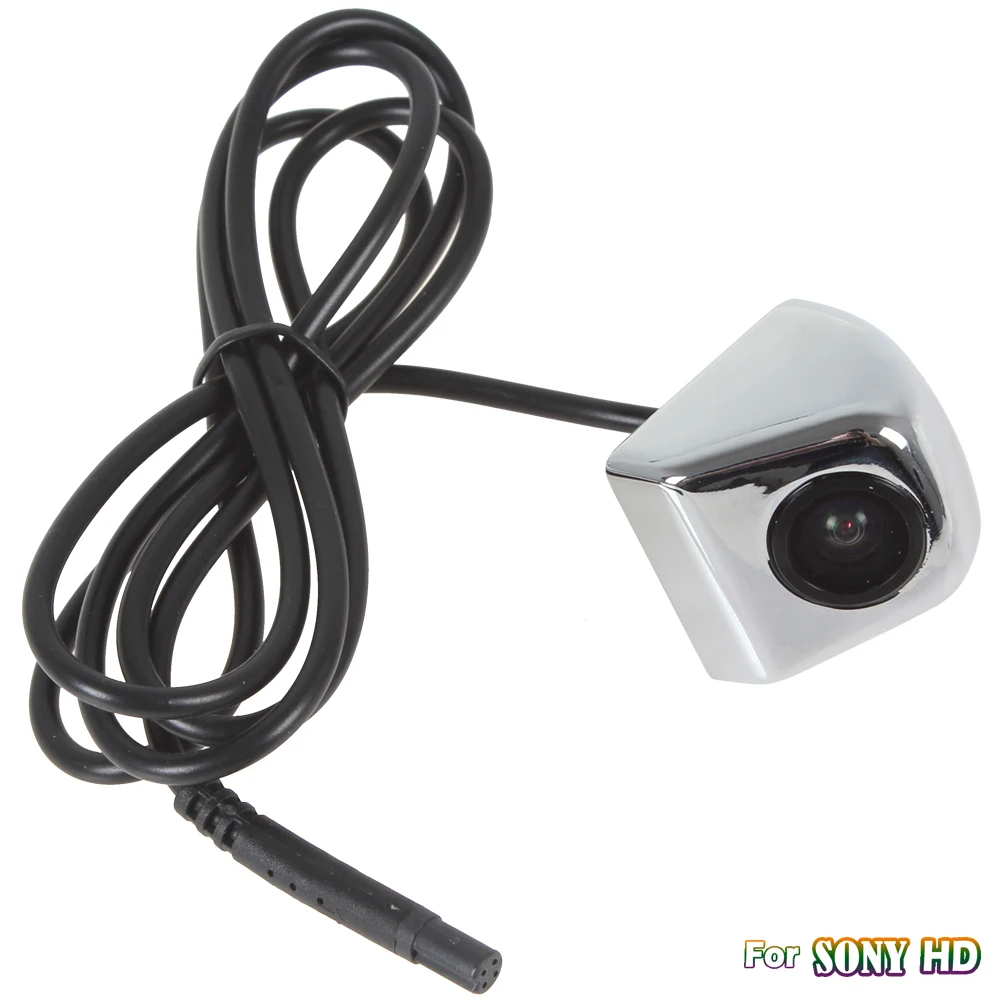 chrome sonyccd 3 цвета ccd HD appr 180deg рыбий глаз вид Анти-туман резервная камера заднего вида ночное видение парковочная камера Фронтальная боковая камера цинковый сплав - Название цвета: chrome sonyccd