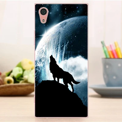 Защитный чехол для Sony Xperia XA1 Plus противоскользящий с изображением цветочной башни