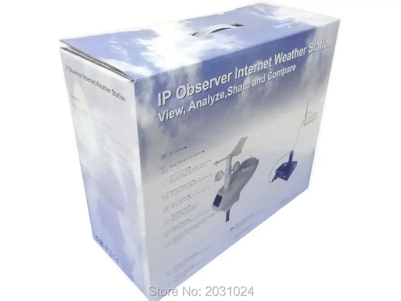 IP Observator Беспроводная метеостанция с питанием от солнечной батареи и