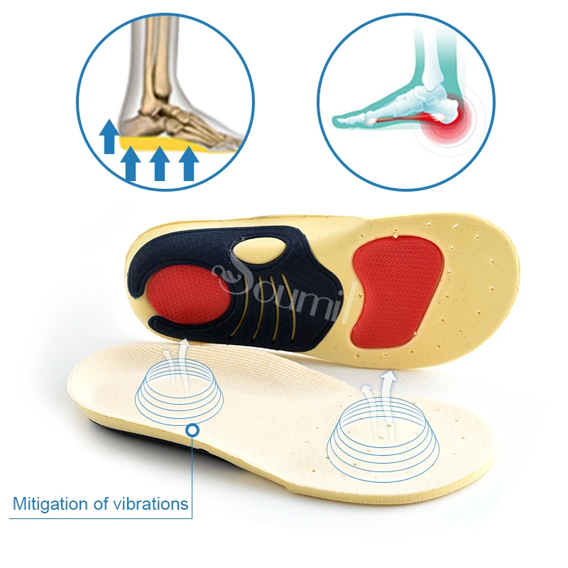 Soumit Детские стельки из соевого волокна ортопедические с супинатором дышащие