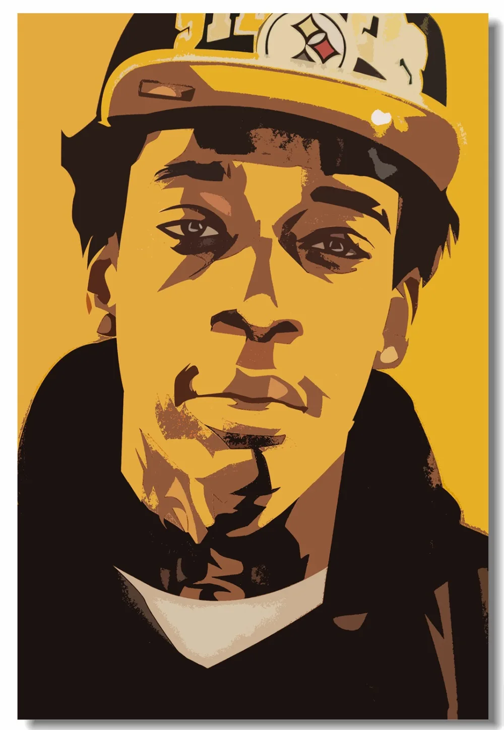 Печать на заказ Настенный декор Wiz Khalifa постер для рисования Настенная Наклейка