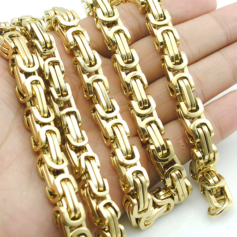 Ожерелье AMUMIU мужское из нержавеющей стали 8 мм|jewelry beijing|jewelry dentaljewelry mix |