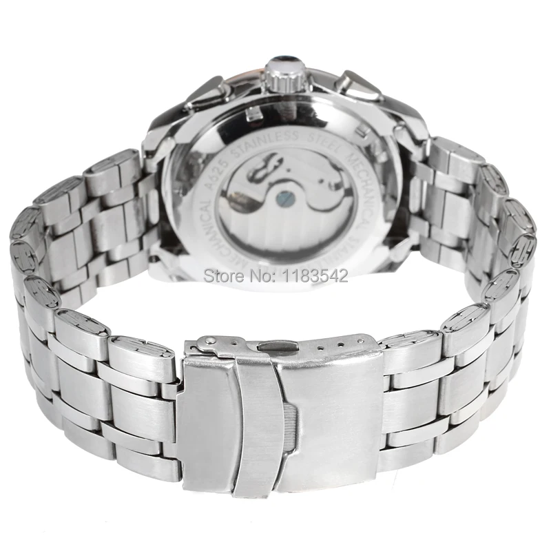 Forsining новые автоматические мужские модные турбийон с ремешком из нержавеющей