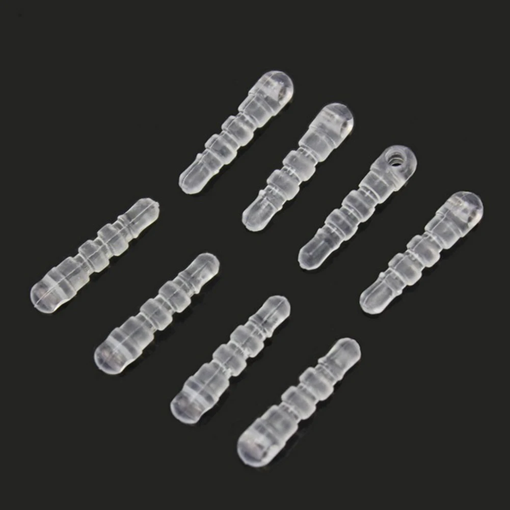 100Pcs 3.5mm Mobile Phone Earphone Jack PVC Transparent Dust-Proof Plug For iphone ios Android #20 | Мобильные телефоны и